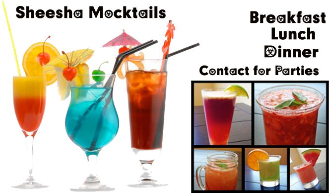 Sheesha Mocktails | Best Cafe in Udaipur | Restaurants in Udaipur | Tiffin Center Udaipur